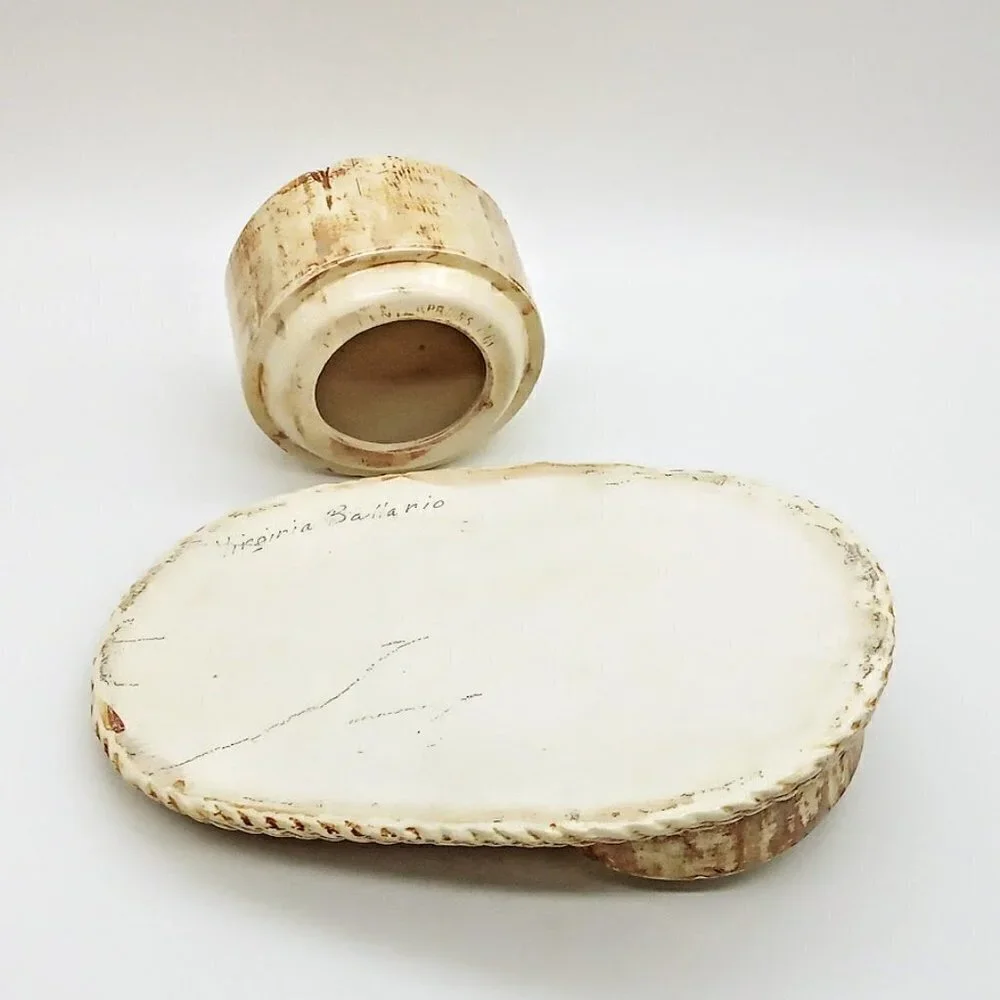 Vintage Duncan Enterprises 1981 Ceramic Seagull Coasters Serving Set
